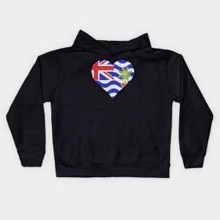 Biot Jigsaw Puzzle Heart Design - Gift for Biot With British Indian Ocean Territory Roots Kids Hoodie